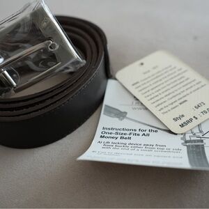 Classic Black Leather Belt